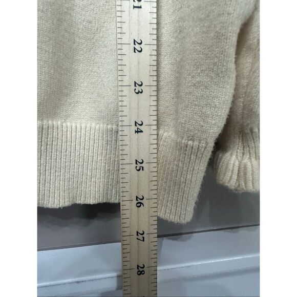 WNOT BTFBM Long Sleeve Button Down Ruffle Crew Neck Casual Knitted Pullover Top - Picture 10 of 11